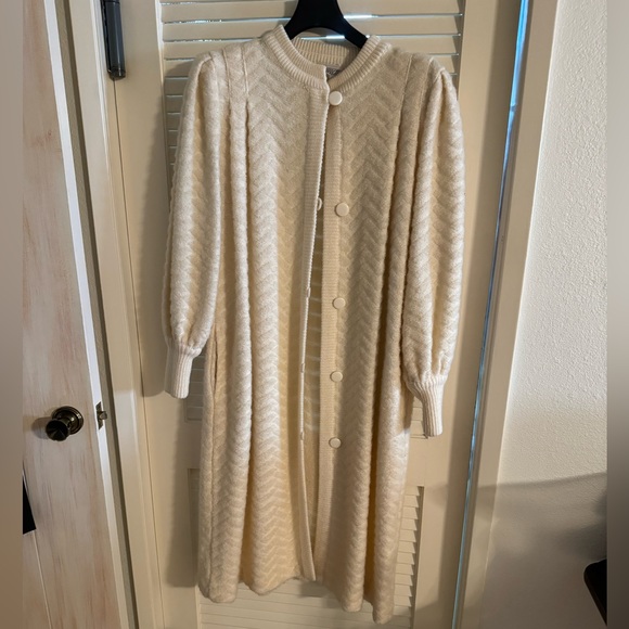 SIDEEFFECTS mohair chunky knit cream XL - Picture 1 of 5